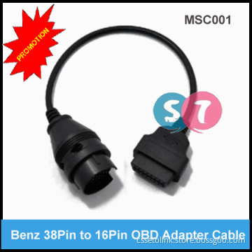 Mercedes Benz 38Pin to OBD II 16Pin connector cable